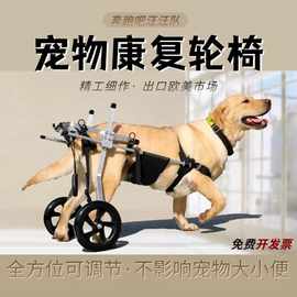 中大型狗轮椅车后肢康复训练宠物瘫痪残疾辅助后腿支架犬代步车