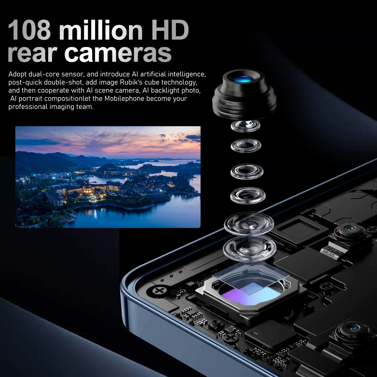 (Cross-border trading), smartphone, Android 7.3, 7.3 inch, wide screen
