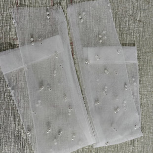 White Nail Pearl Mesh Gloves Bridal Wedding Dress Photo Accessories Covering Arm Hand Sleeve Performance Long White
