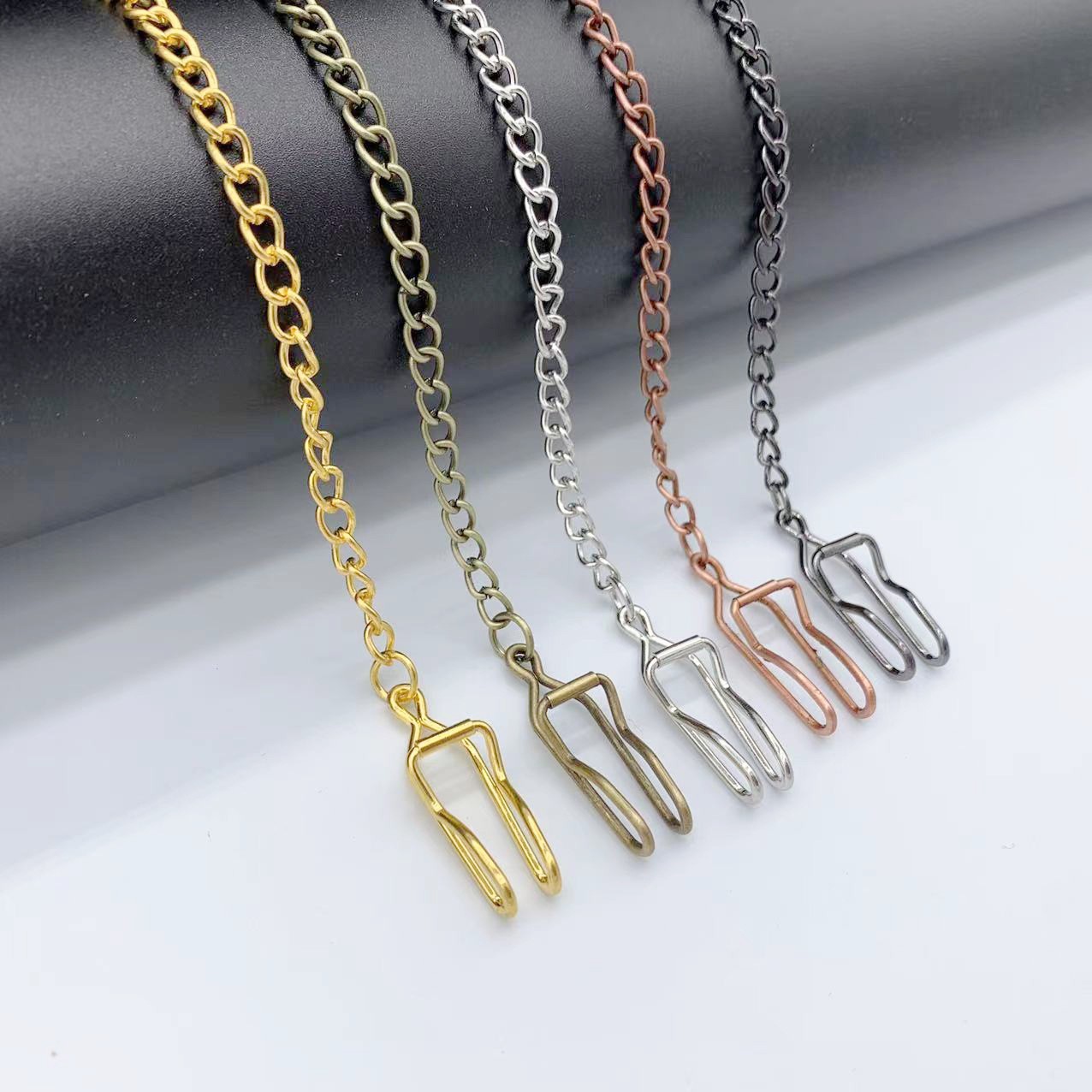 Factory Direct Sales Retro Pocket Watch Chain Trouser Chain Waist Chain Denim Chain Thick Metal Chain 37cm Spot Wholesale