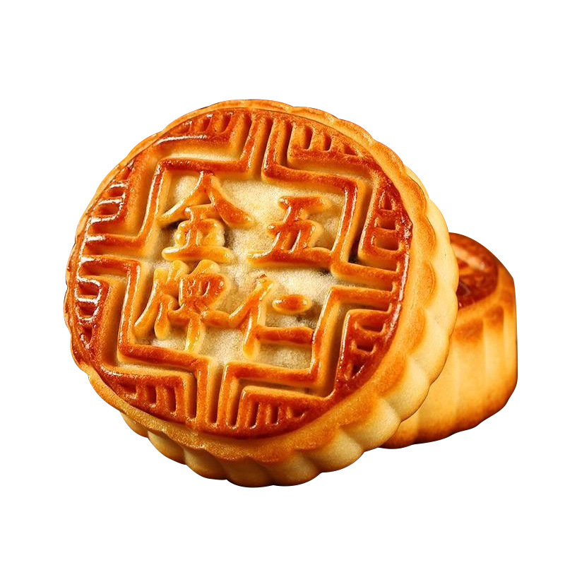 金牌五仁月饼批发代发包邮 大月饼广式无加蔗糖皮薄馅足中秋糕点|undefined