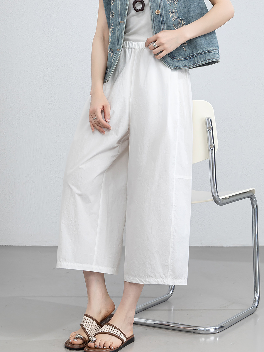Quần jogger nam ống bong bóng dáng 7/8, chất liệu cotton thoáng khí, phong cách công sở dạo phố — màu xanh navy