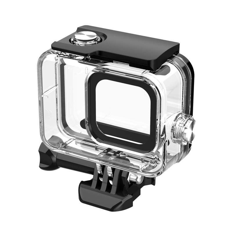 Aplicable a gopro accesorios héroe 8 Shell impermeable PROTECCIÓN DE BUCEO tiro gota protección transparente Shell