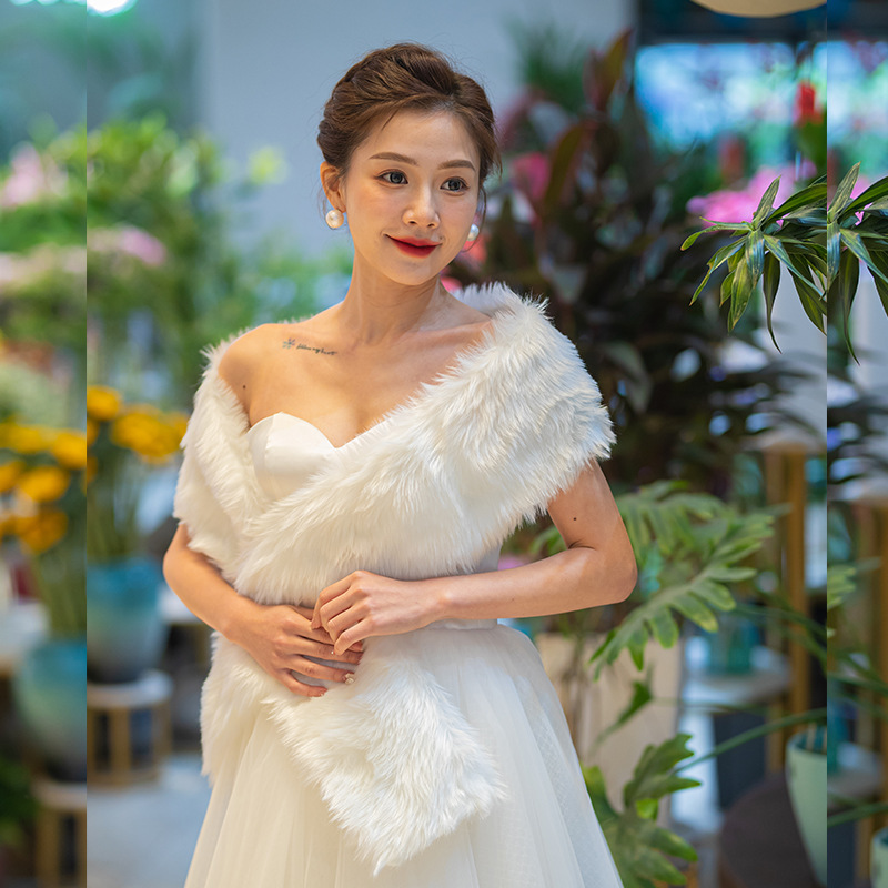 Chinesischer Kunstfellschal Damen Für Herbst Und Winter_voghion.com