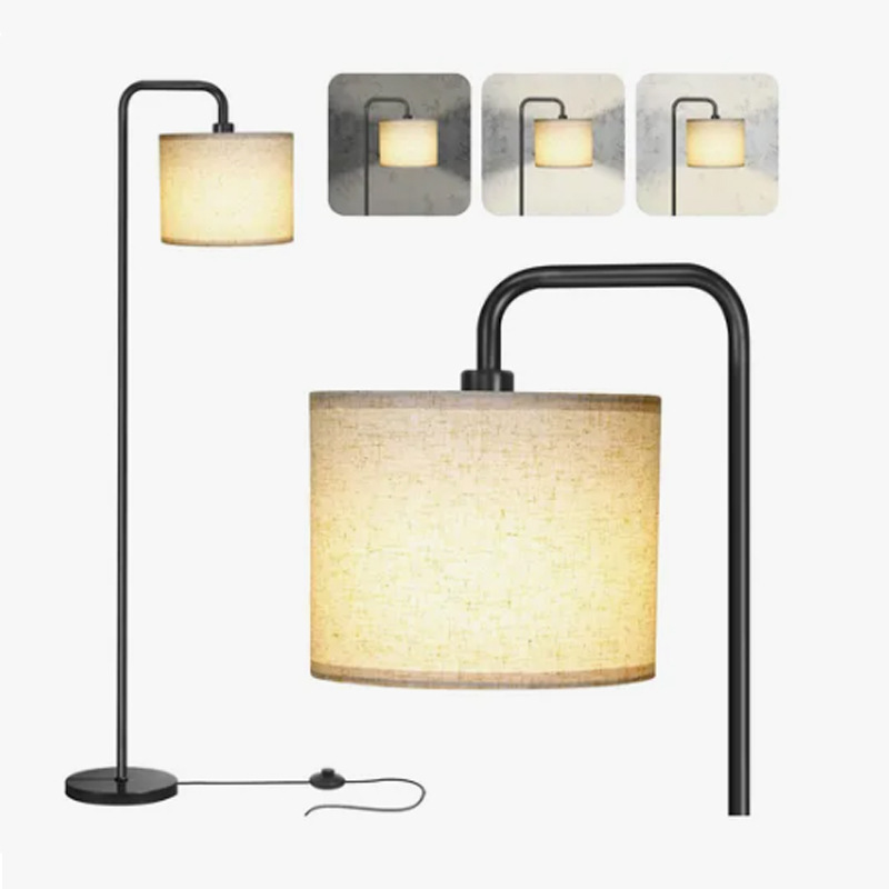 Cross-border Floor Lamp for KD Lampshade Modern Simple Living Room Dining Room Bedroom Study Decoration Sofa Corner Lamp
