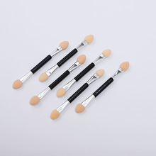 7.5cm双头乳胶眼影刷眼影棒美甲晕染遮瑕修容刷便携化妆工具批发