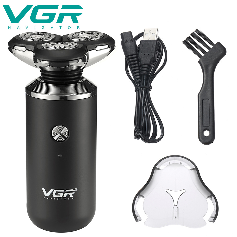 Electric Shaver for Men, USB Rechargeable Fully Washable Three Head New Model Home Appliances Personal Care_voghion.com