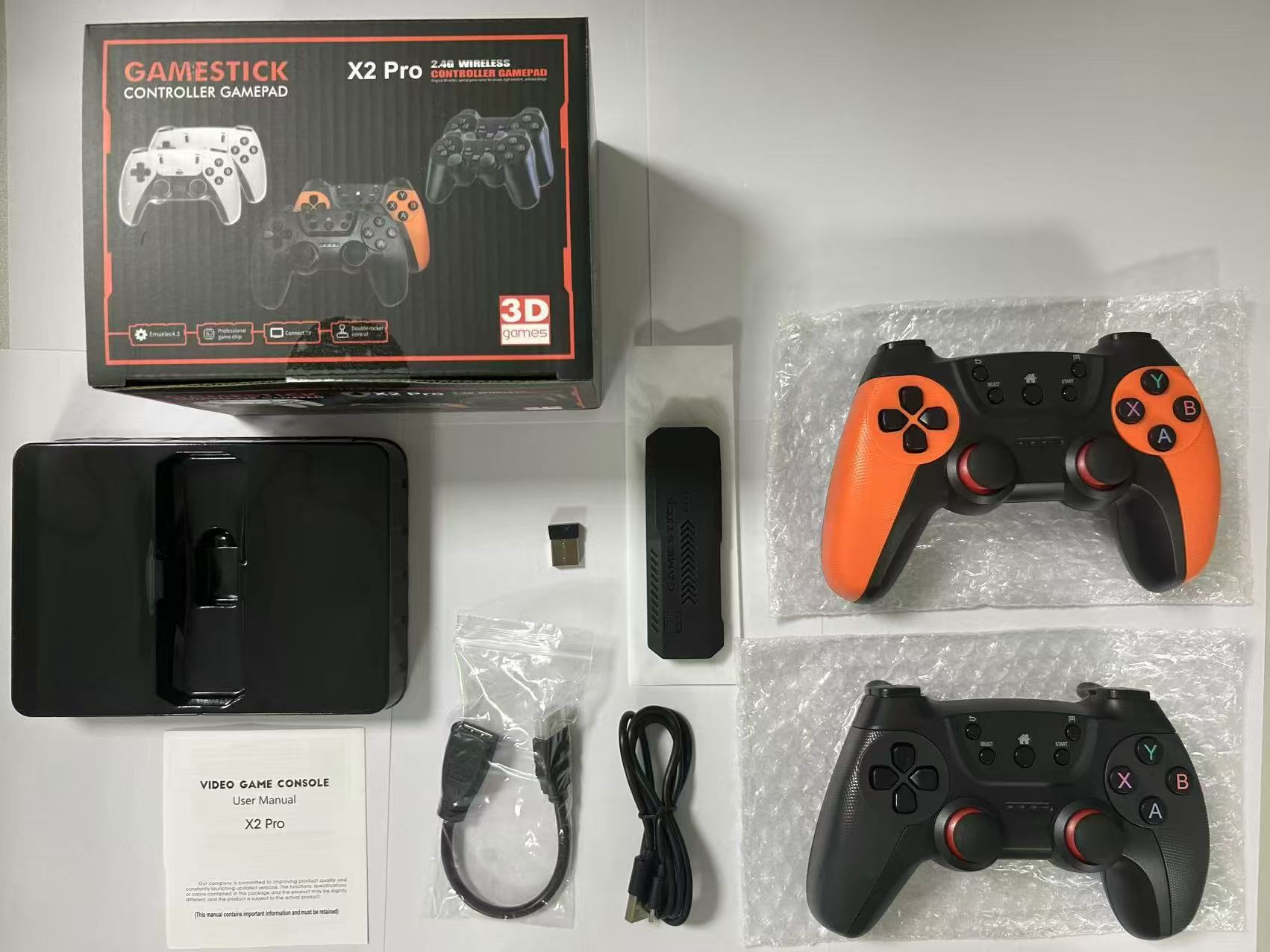 X2Pro TV consola de juegos Xiaobawang PSP inalámbrico retro HDMI HD 3D hogar GD10PRO consola de juegos