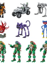 中国积木MOC创意系列忍者神龟达芬奇波比的游戏时间拼装积木模型