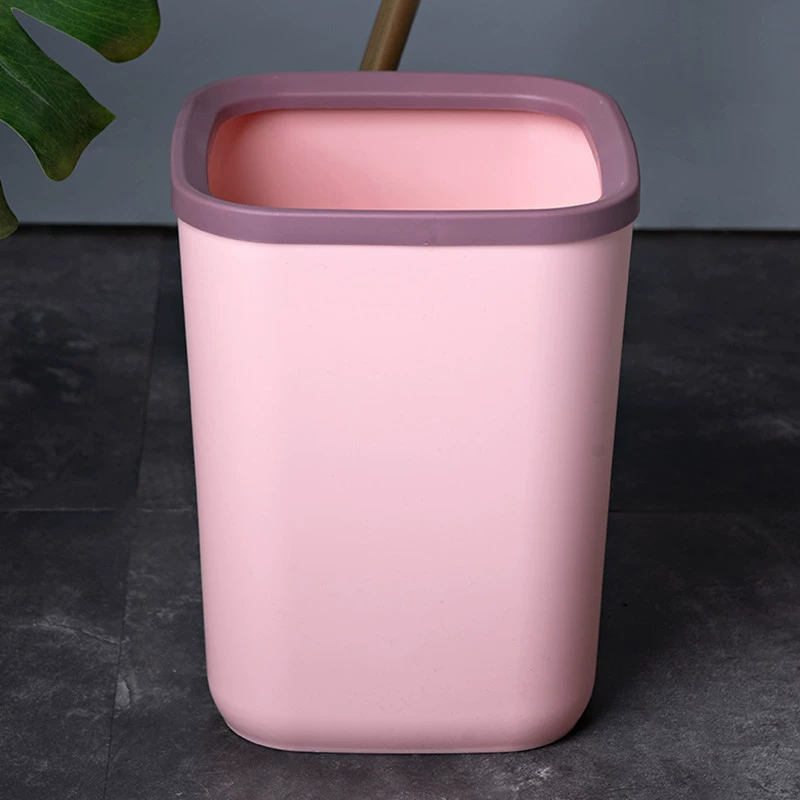 Multicoloured plastic creative garbage can for living room