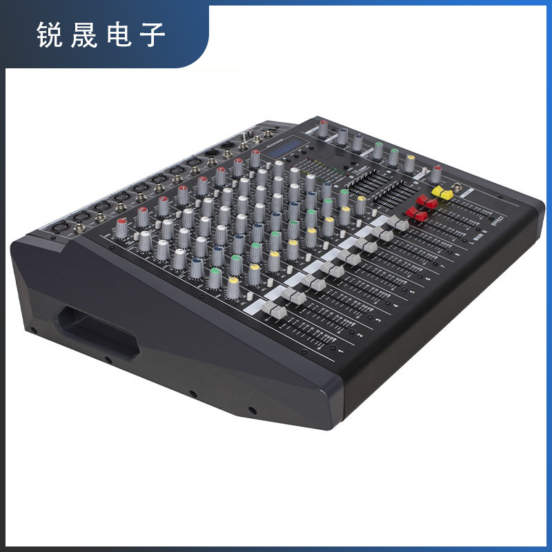 파워 앰프 제조업체가 장착 한 전문 믹서 6/8/10/12/16 방향 파워 앰프 USB 내장 잔향