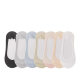 Socks women's mesh ice silk boat socks spring and summer thin invisible with solid color cotton bottom socks non-slip breathable women
