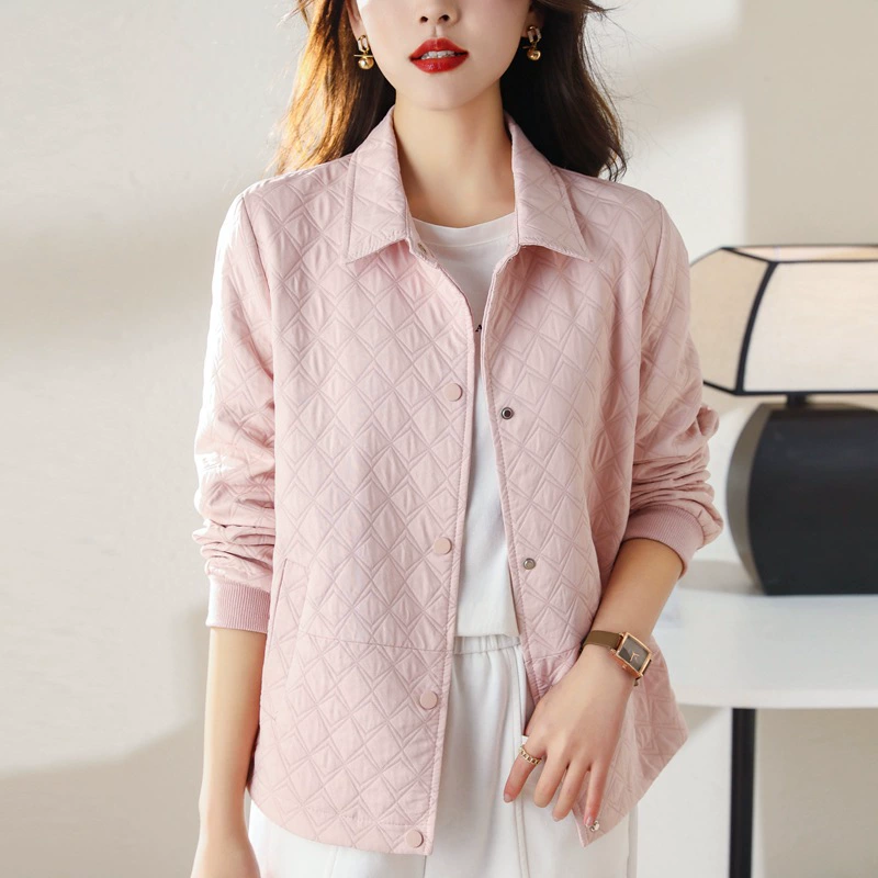 Spring autumn fashionable short jacket for mother, Chanel style, 2024 years, loose fit, western style