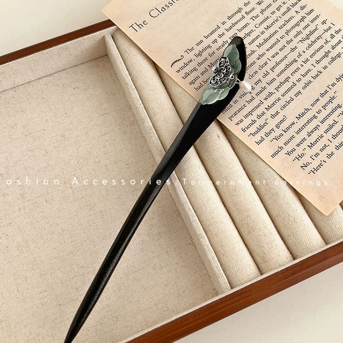 Китайская заколка Ebony sandalwood, заколка для волос, ханфу, аксессуар для волос, китайский стиль, стиль высокого качества