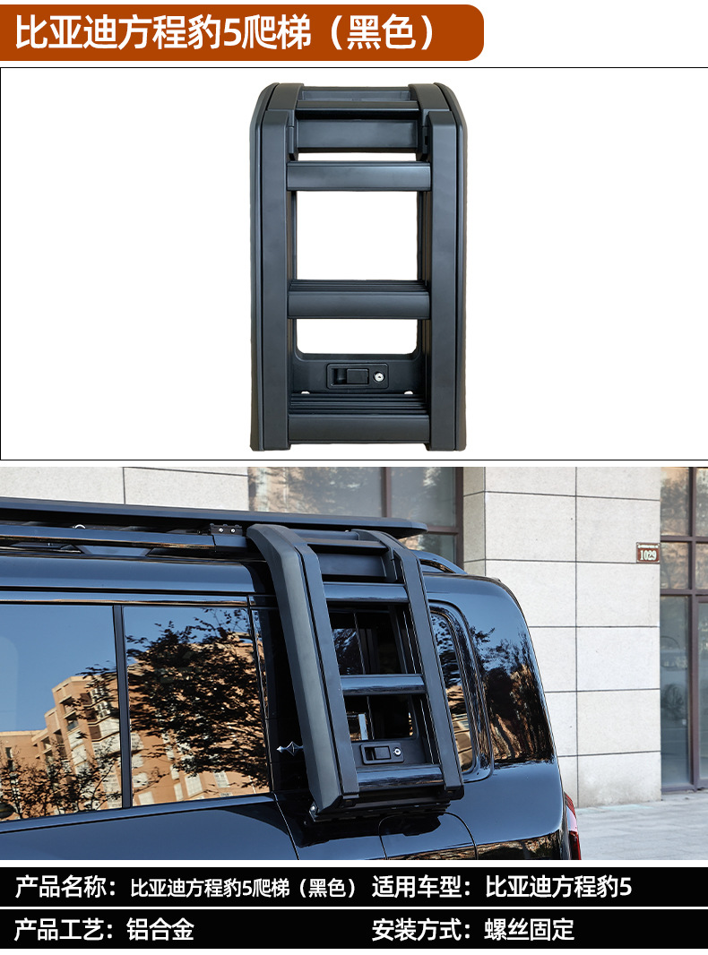 Roof Rack Platform Ladder Kit for BYD Fang Cheng Bao 5