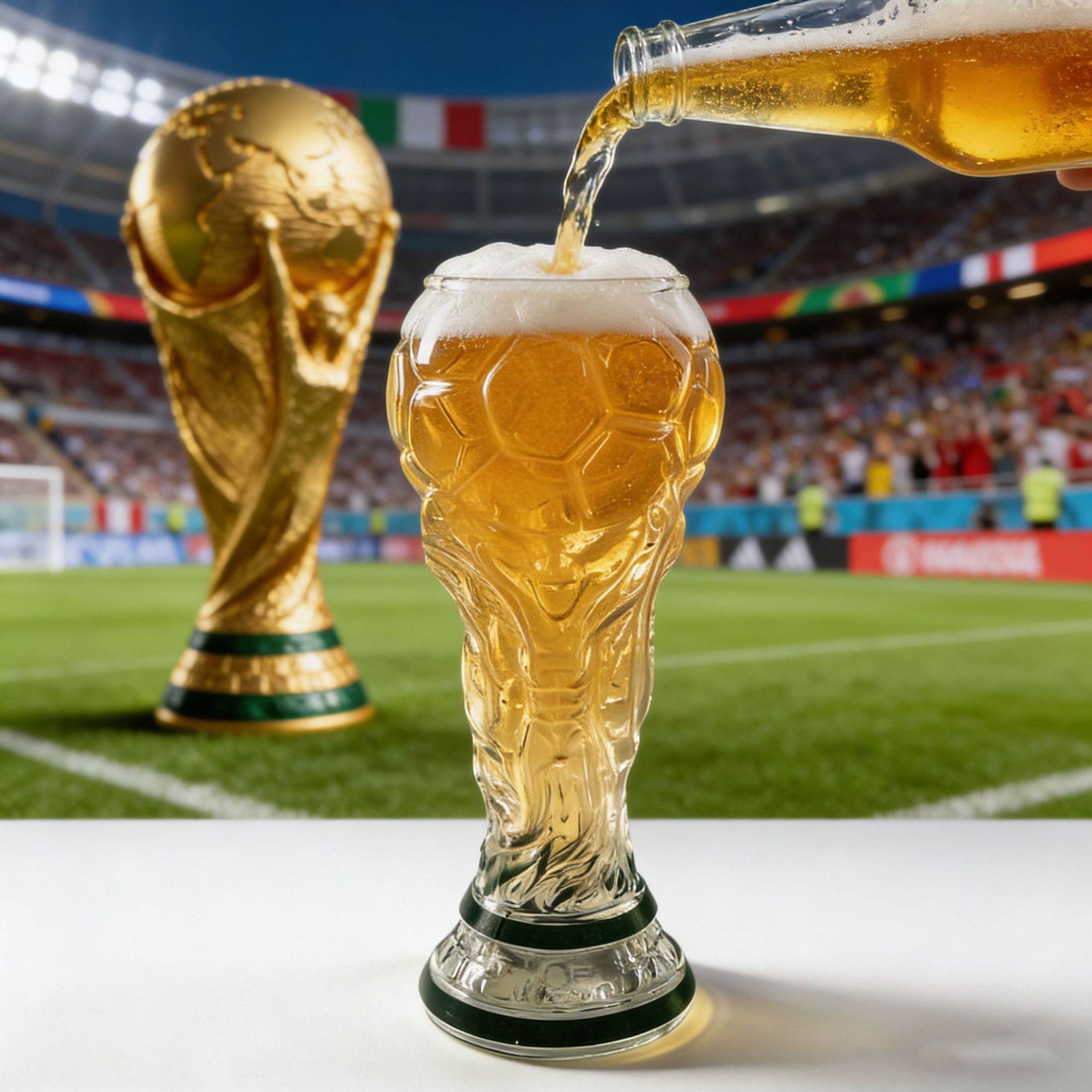 Creative Hercules Cup World Cup Football Glass Beer Cup Commercial Bar Hercules Beer Cup Beverage Cup