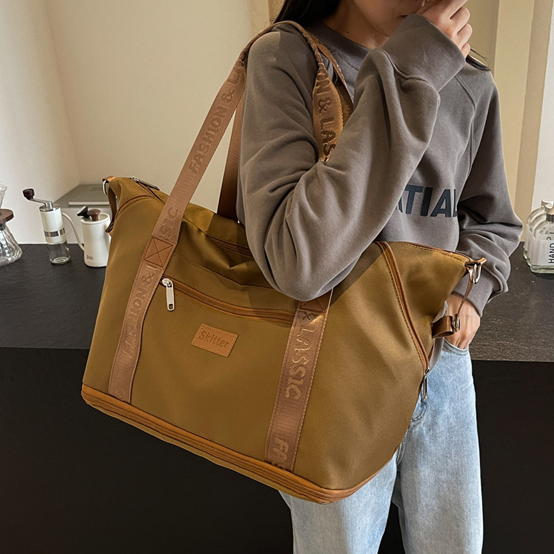 Seco-humedo separación bolsa deportiva de acondicionamiento de mujeres ocio viaje de negocios bolsa de viaje de viaje de viaje de hombres bolsa de mano de gran capacidad de corta distancia