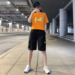 Ice Silk Casual Sportswear Girl's suit Fashion Stylish Summer 2023 New Women's Summer Thin