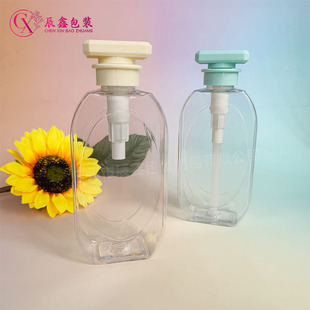 Factory Direct Sales 400ml Large Capacity Shower Gel Shampoo Conditioner Bottle Press Pump Empty Bottle Wholesale