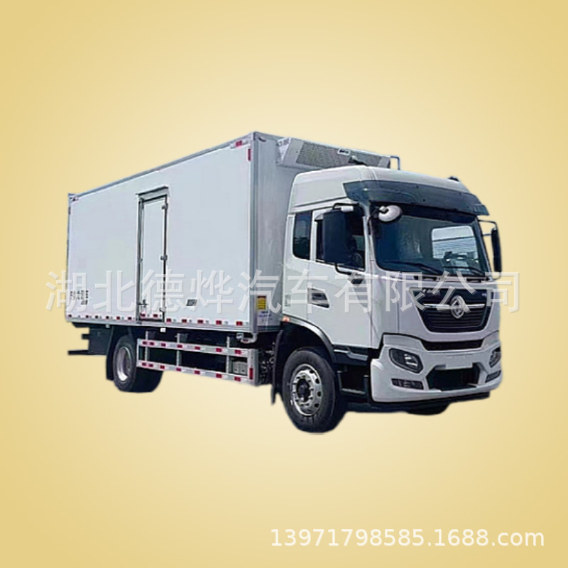 东风天锦KR6.8米冷藏车 对接式肉钩车  厢式冷藏车 冻肉鲜肉保温