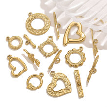 OT连接扣DIY饰品配件项链扣手链扣不锈钢电镀保色金收尾连接扣