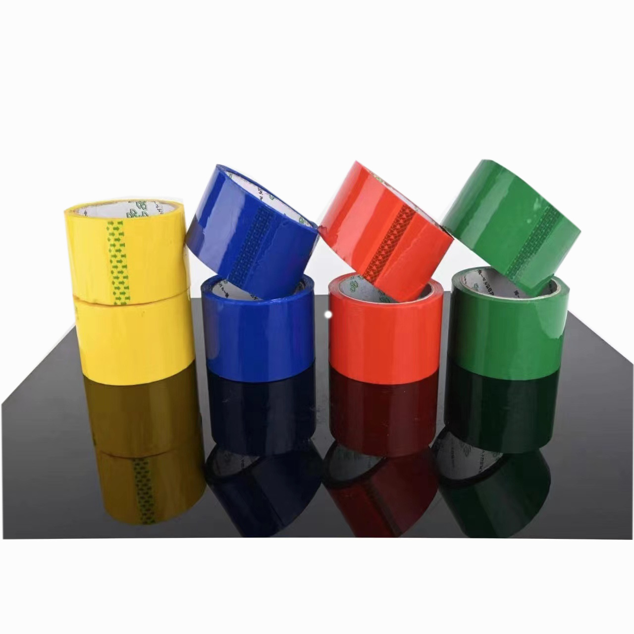 55宽彩色胶带封箱打包定制多种颜色高粘不易断包装封箱胶胶布