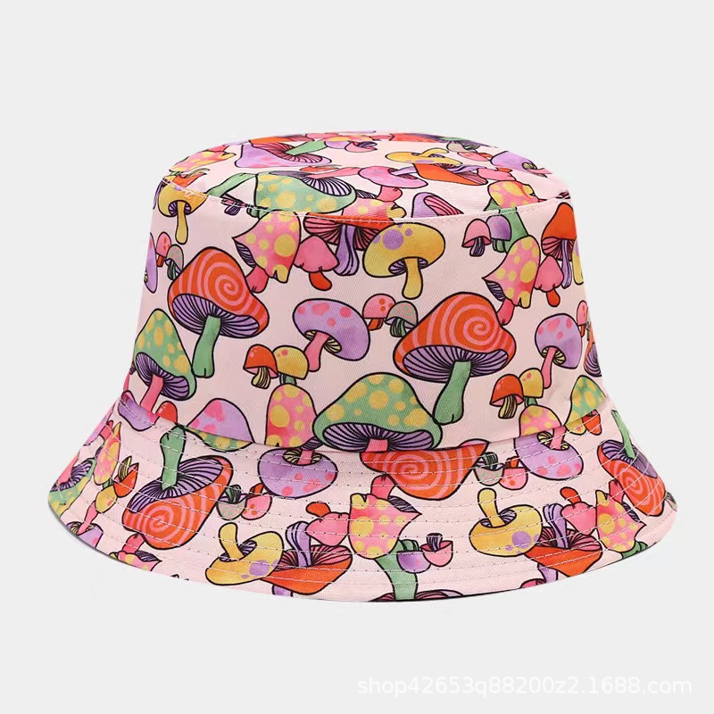 Unisex Strassenmode Karikatur Stickerei Große Traufen Bucket Hat display picture 3