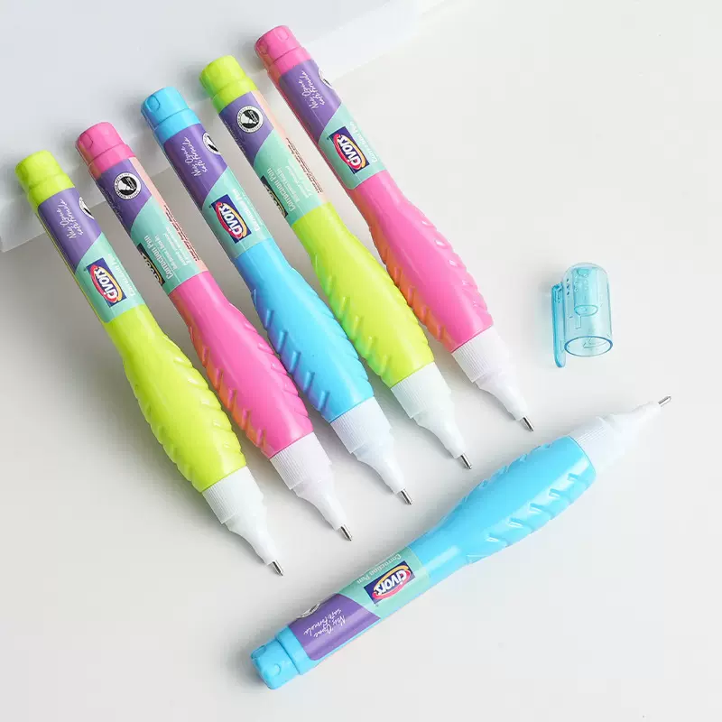 12ml速干涂改液大容量学生专用点压式修正液办公用品消除文具批发