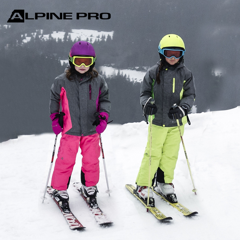 阿尔派妮Alpinepro儿童保暖防风防水登山滑雪服户外套装透气防水