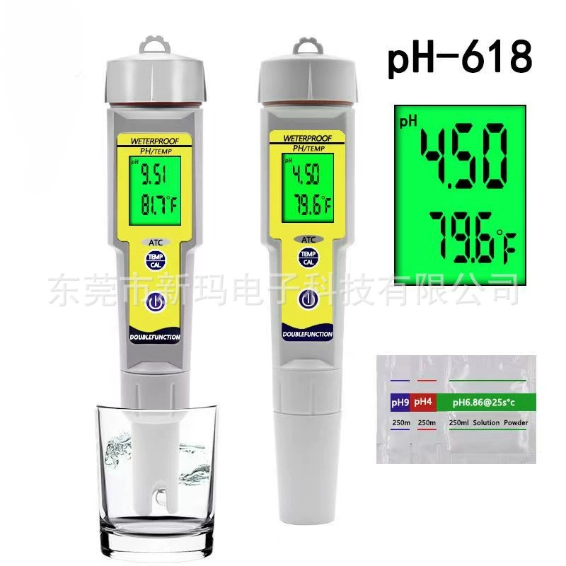 618 ph тестер PH тестер 0.01 точность meter кислотный измеритель портативный завод спот phthметр