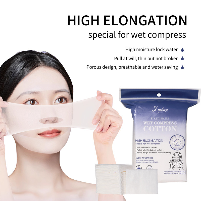 Ueno Lamela 222 piezas de algodón sándwich estirado bolsa desechable de algodón grueso al por mayor