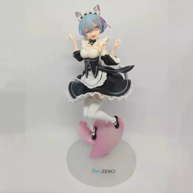 Re:Zero Starting Life in Another World Котики уши Rem статуя модель кукла украшение коробочная фигура