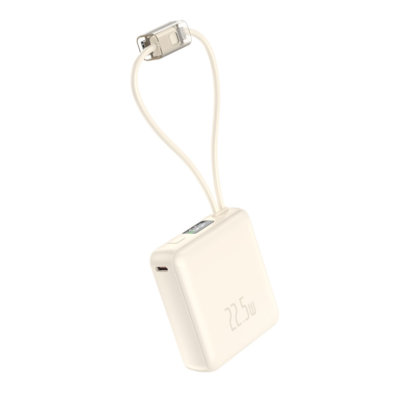 Mini tesoro de carga 10000mAh con cable 22.5W rápido carga en avión tesoro de carga personalizado regalos mayoristas