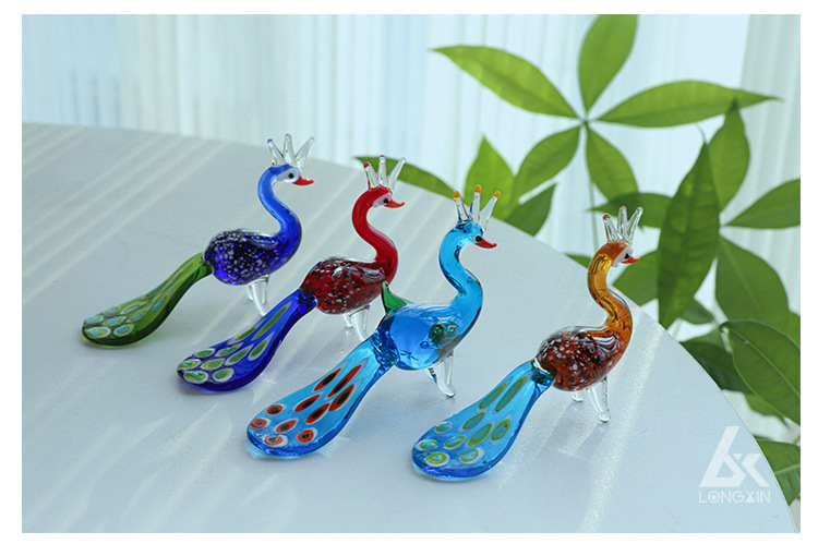 Glass Material Cute Book Hedgehog Animal Glass Ornaments