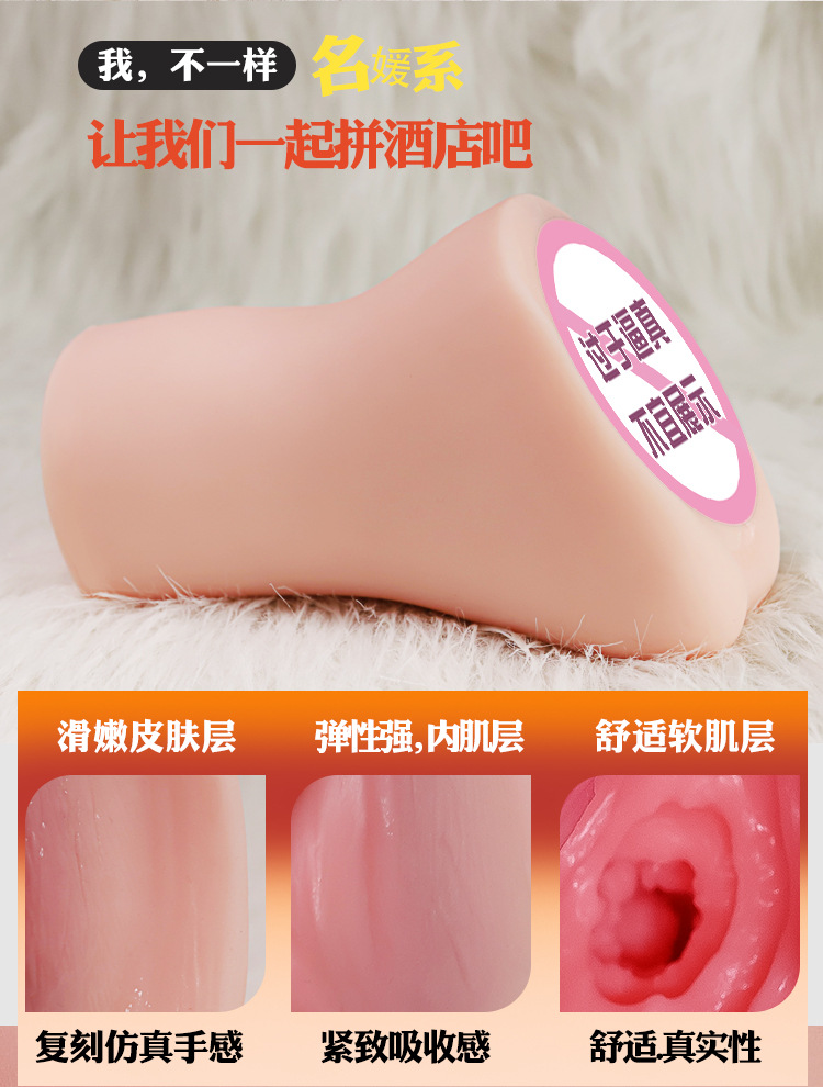 Jiuai Half-Body Male Masturbator TPE Inverted Mold with Realistic Entry — detail image 9