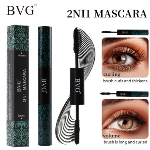 Cross-Border Msds Certified Double-Ended Mascara Wholesale European and American Style Curling Non-Smudge Long-Lasting Waterproof and Sweat-Proof Mascara