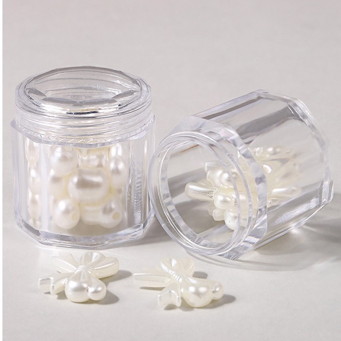 透明旅行便携式10克八角瓶化妆品小份分装瓶膏霜瓶试用装PS塑料盒