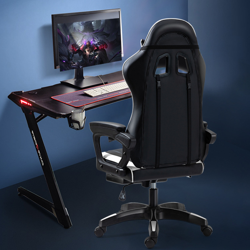 Silla e-sports ancla Silla de juego en casa silla de carreras cómoda silla de jefe Silla de elevación respaldo reclinable asiento de la computadora