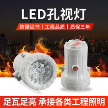 LED孔视灯定制工矿用容器探照灯铝合金材质视镜灯24Vled孔视灯
