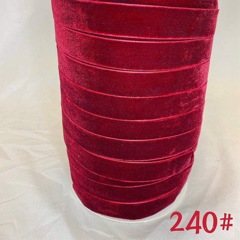 Cintas de flojo para el cabello, cinta de tejido, ropa, accesorios de ropa, cinta de terciopelo de color, accesorios de joyería DIY multi-especificaciones