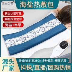 海盐热敷包电加热粗盐理疗袋子全身通用女性暖护腰艾灸海盐袋批发