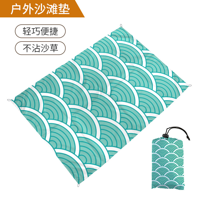 Крест -Борандер специально для взрыв моделей пикник прокладка цифровой печать коврики мини сложить песчаный пляж прокладка на открытом воздухе кемпинг влага