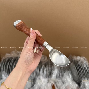 Yino Kitchen Multifunctional Fruit Dig Ball Carver 304 Stainless Steel Hami Melon Ice Cream Cat Claw Spoon