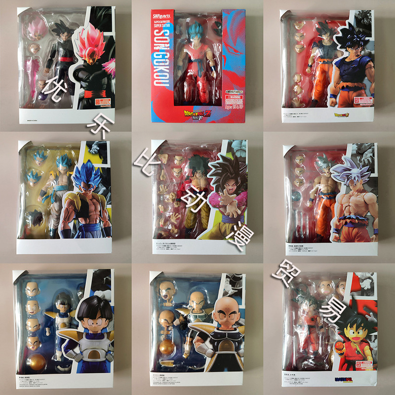 SHF 可動復活悟空 自由自在 超サイヤ人 トランクス ビダ クリン 孫悟飯 フィギュア|undefined
