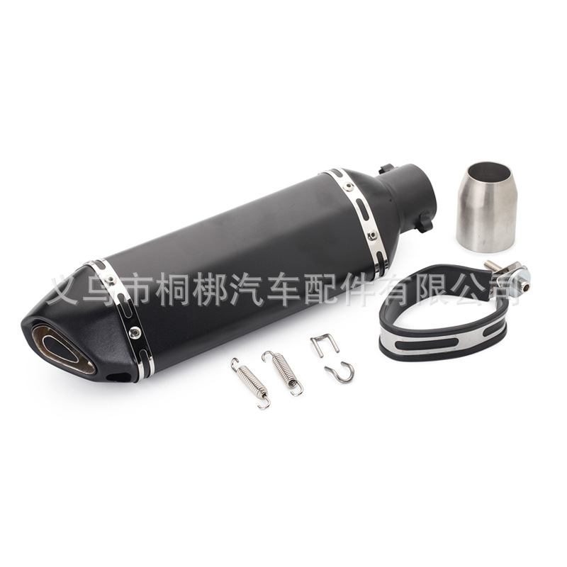 Motorcycle exhaust pipe suitable for Honda CG125 CG 125, complete motorcycle exhaust system with silencer