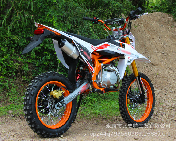 Off-Road Vehicle 125Cc Two-Wheeled Motorcycle Gasoline Dirt Bike for Adults Pit Bike Small Jump Mountain Bike