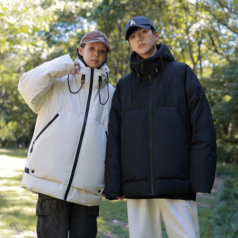 Winter New National Standard 90% White Duck down Jacket Men's Thickened Outdoor Hooded Workwear Coat Men's down Jacket