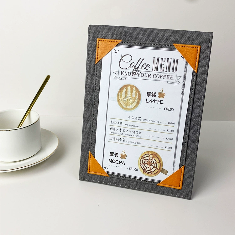 Склемма для меню Ресторан Вертикальный рецепт для креативного меню Дискаунды для кофе и вина