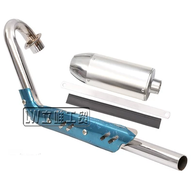 exhaust pipe assembly, Exhaust pipe - exhaust-pipe-exhaust-cylinder-silver