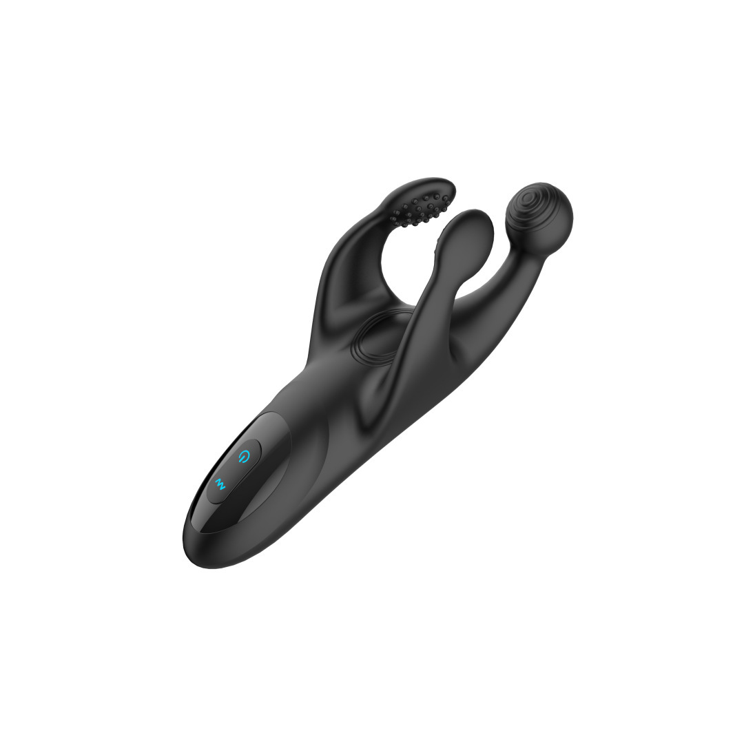 Odin Triple-Head Vibrating Prostate and Testicle Massager, 10-Frequency Silicone Anal Plug — detail image 13